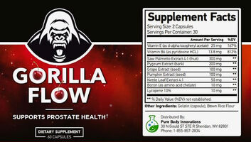 Gorilla Flow Prostate Formula How Can Capabilities?