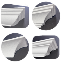 High-density extruded polystyrene cornices