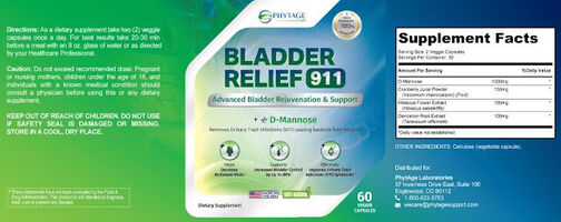 What are Bladder Relief 911 PhytAge Labs