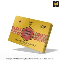 Rendered display of Royal Honey VIP sold exclusively at Royal Honey Shop