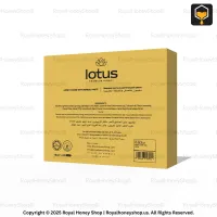 3D image of Lotus Premium Honey sachet promoting stamina and strength