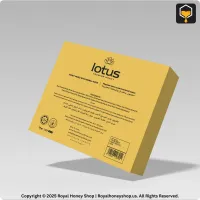 Digital 3D model of Lotus Premium Honey single-use sachet