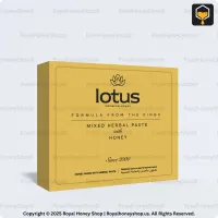 3D render of Lotus Premium Honey pack for male enhancement support