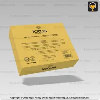 Lotus Premium Honey sachet box 3D mockup for boosting male performance