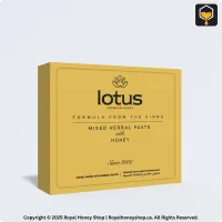 3D render of Lotus Premium Honey pack for male enhancement support