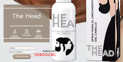 The Head – Efectividad del rociar para el crecimiento del cabello (Costa Rica)