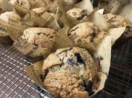 Einkorn Blueberry Muffins