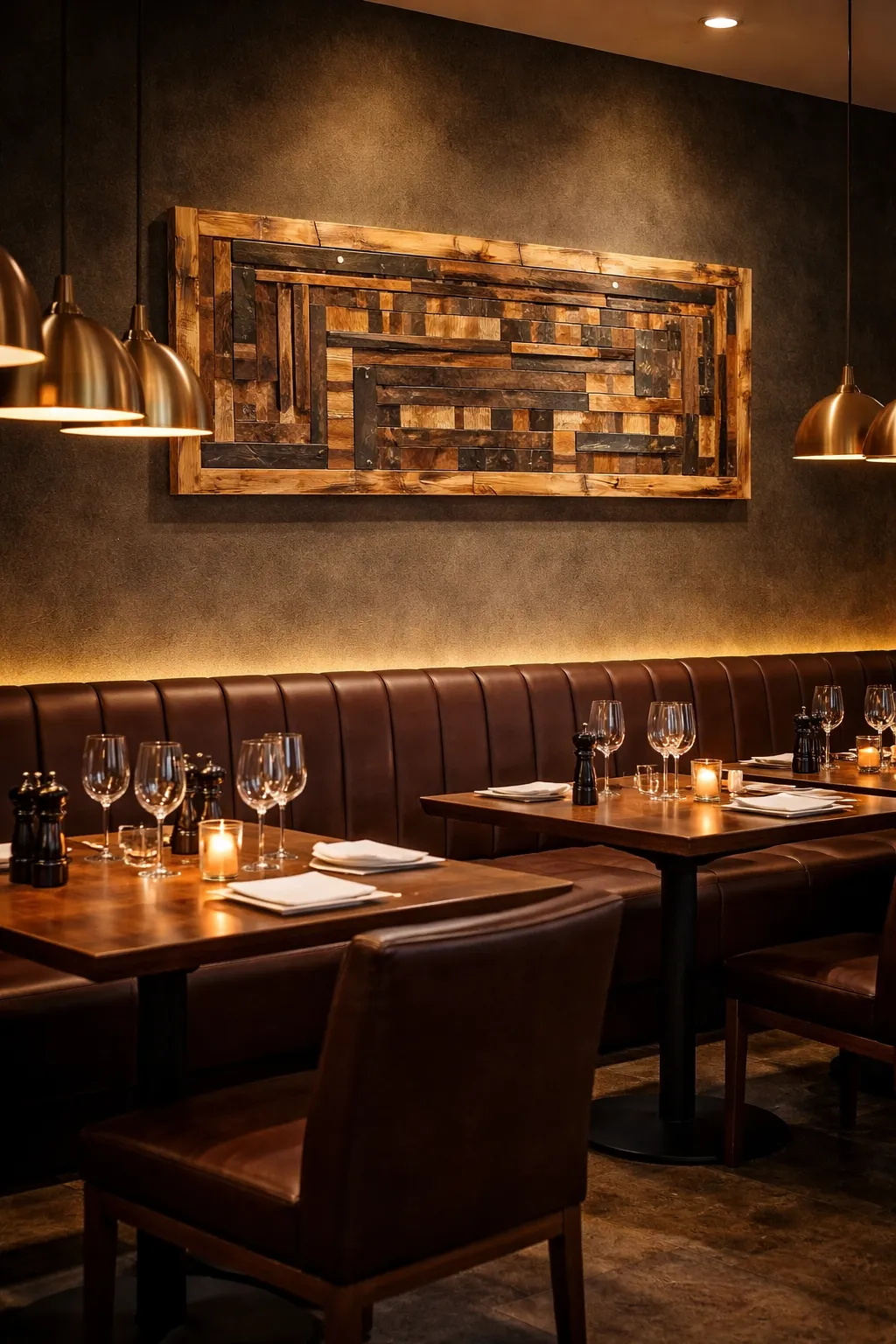 Gallery-style portrait with artistic framing and neutral background. Abstract composition with elegant lighting. No human shapes.