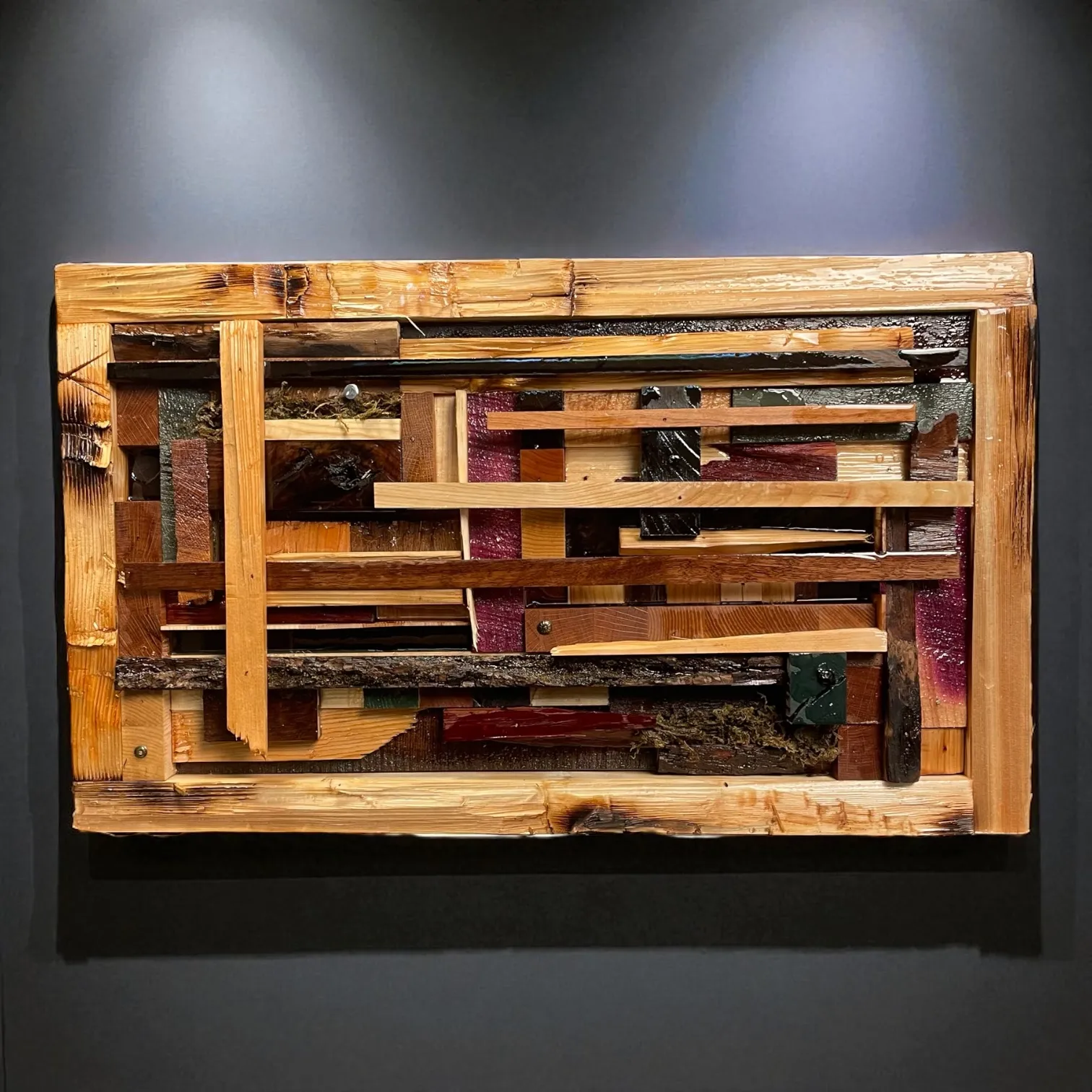 Modern fashion boots with avant-garde design elements, showcasing innovative materials and bold colors. No human shapes.