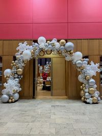 Organic Balloon Arch 25' Long, 4 Colors