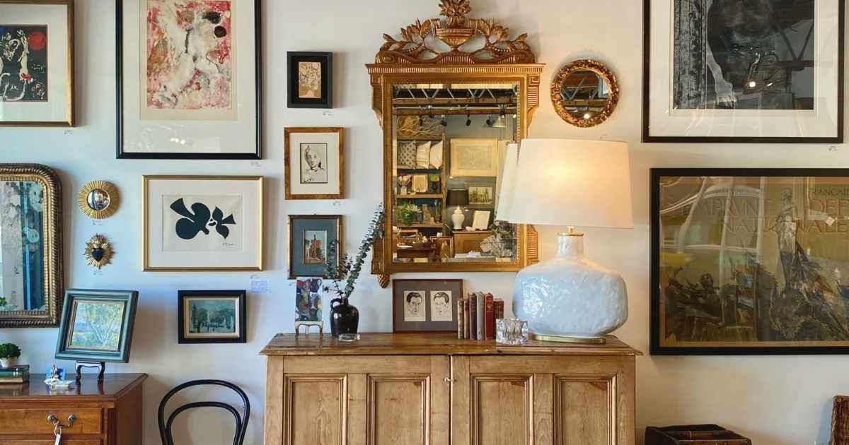 SÉJOUR Home, vintage furnishings, art and home décor shop in Solana Beach