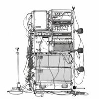 AI's representation of needed gear and roadcases