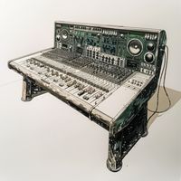 AI's interperetation of Pro Sound Audio Mixers, some kind of close to some good brands, some a bit too far