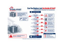 Can you just replace the outside AC unit flowchart