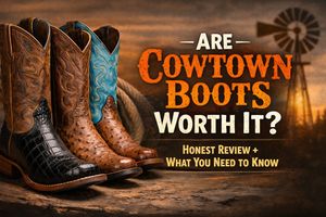 Cowtown cowboy boots review – are Cowtown boots worth it with exotic leather look western style