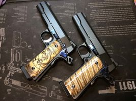 1911 gungrip mammoth tusk and tooth