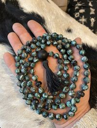 stabilized mammoth tooth rosary