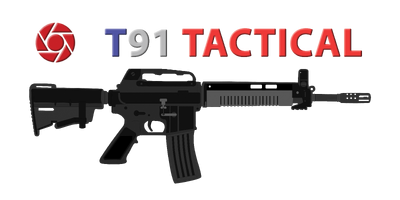 T91 - Tactical Patch - Fire Rescue - Velcro Canvas (3x2) - Blue 