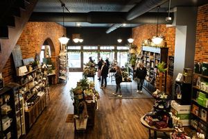 Downstairs retail area