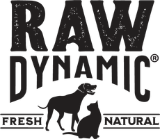 Raw Dynamic logo – all-natural air-dried and raw pet food available at The PawStand