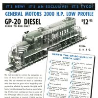 1960s TYCO MANTUA HO Model Train Ad