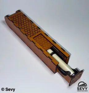 Étui à stylo en bois personnalisé