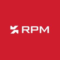 The logo of the RPM Pickleball company.