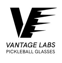 the logo of the Vantage Labs Pickleball Glasses company.