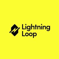 the logo of the Lightning Loop company.