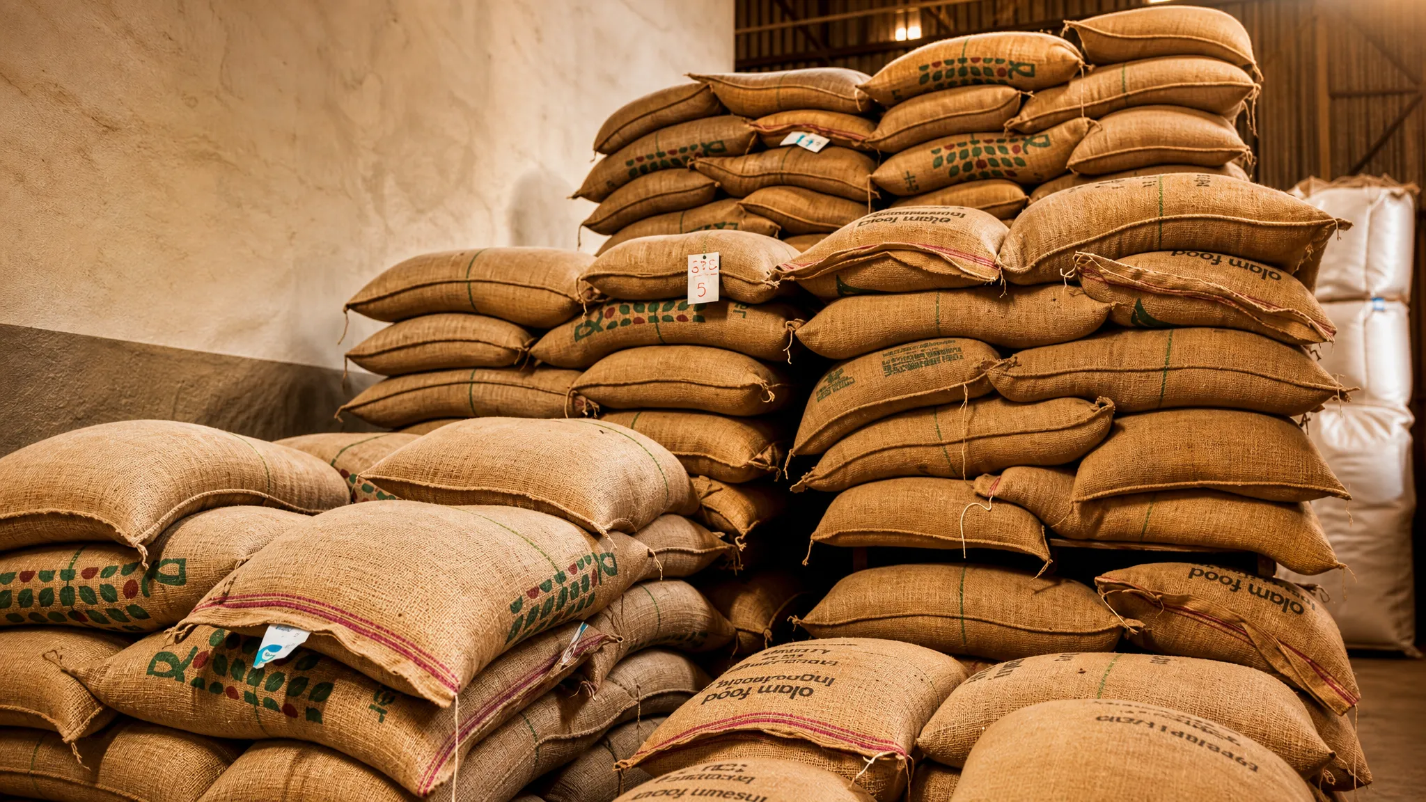 Caiçara Coffee Factory — Industrial Coffee Storage