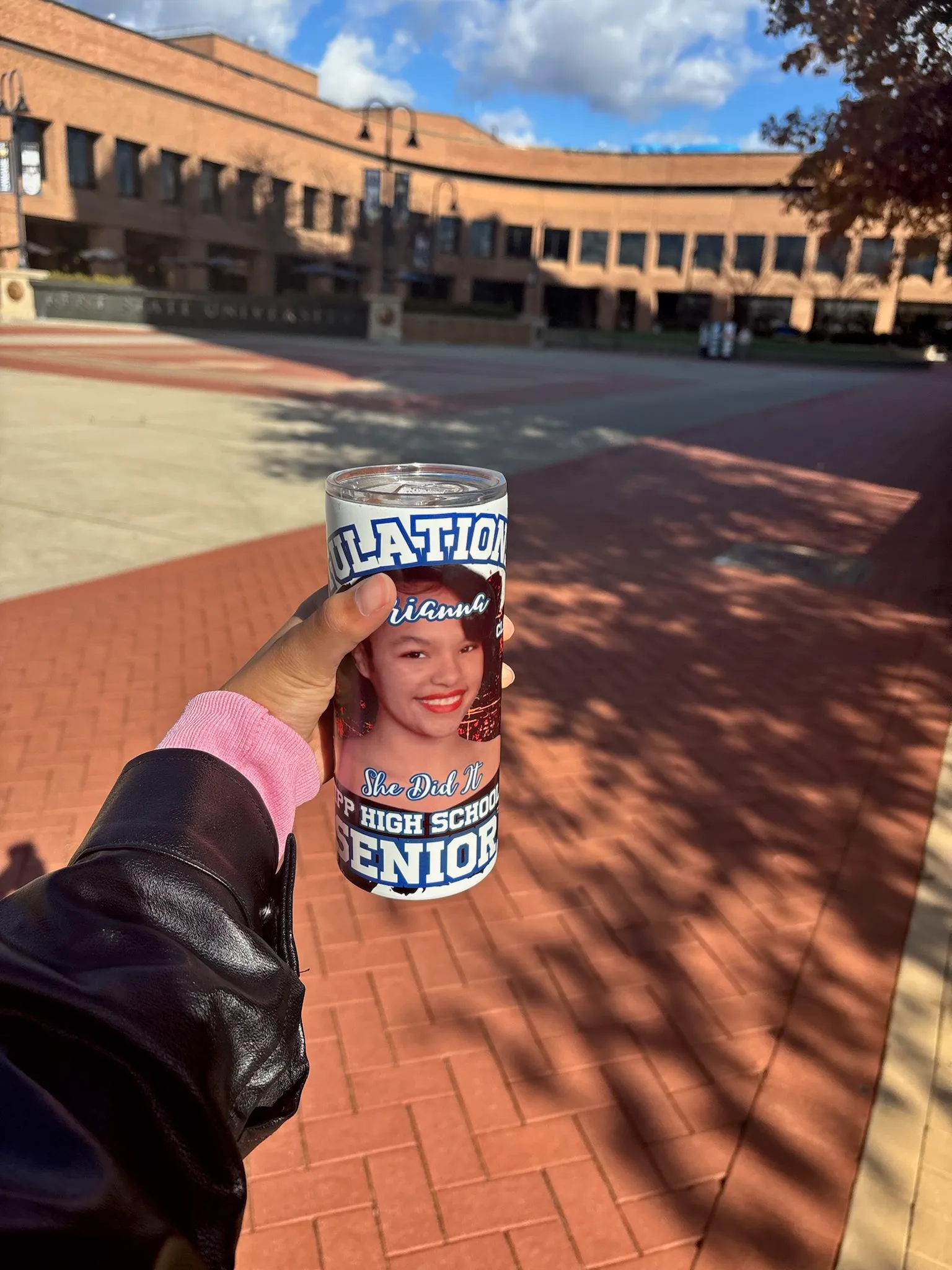Personalized High School Senior graduation tumbler created by Created To Worship