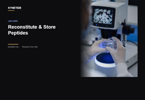 How to Reconstitute and Store Research Peptides: A Step-by-Step Lab Guide