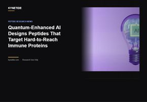 Quantum-Enhanced AI Designs Peptides That Target Hard-to-Reach Immune Proteins