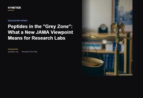 Peptides in the "Grey Zone": What a New JAMA Viewpoint Means for Research Labs