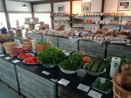 Produce on display at Miller's Orchard