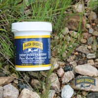 Jar of Amish Origins Deep Penetrating Pain Relief Ointment
