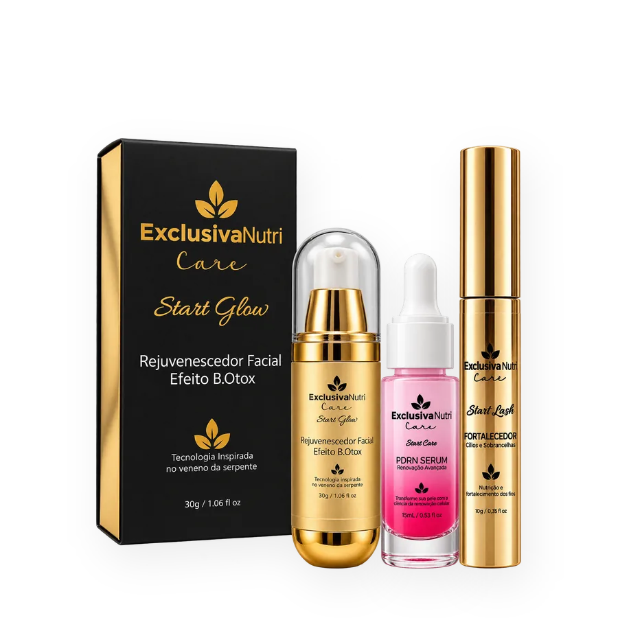 Start Glow, Start Care PDRN Serum and Start Lash