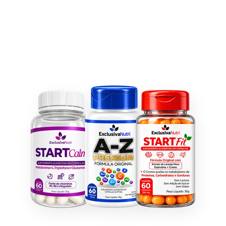 Start Calm, A-Z Premium and Start Fit supplements