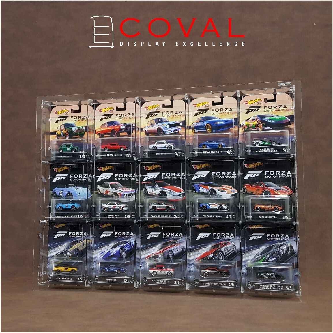 Carded Hot Wheels Wall Displays