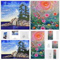 Bespoke note cards featuring the original painting images of David Tomlin | Fine Artist