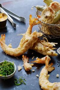 Fresh and delicious tempura