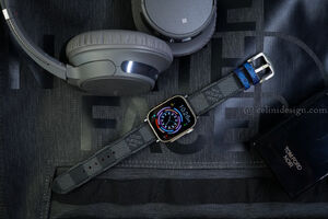 White LV Apple Watch Band – ENVIE Designs