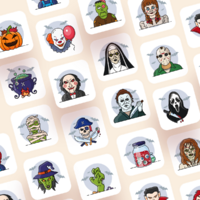 Halloween & horror characters icons