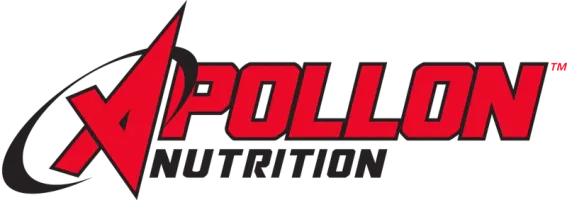Apollon Nutrition official red and black sports supplement brand logo.