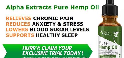 Alpha Extracts Hemp Oil - Improve Energy Level & Overall Health Naturally!