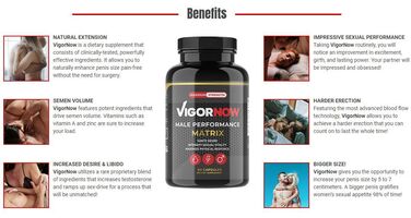 What are the benefits of using VigorNow Pills?