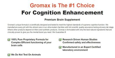 Trimmings Used in GroMax Nootropic