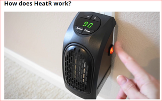 HeatR Portable Heater is Safer Than Other Heaters
