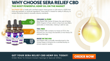 Presentation of Sera Relief CBD Oil