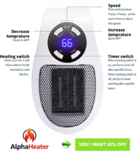 Alpha Heater Portable Heater Benefits: